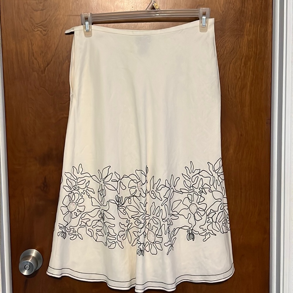 White skirt